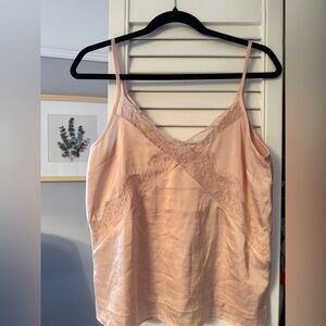 Forever 21 Satin Lace Chemise - Light Pink